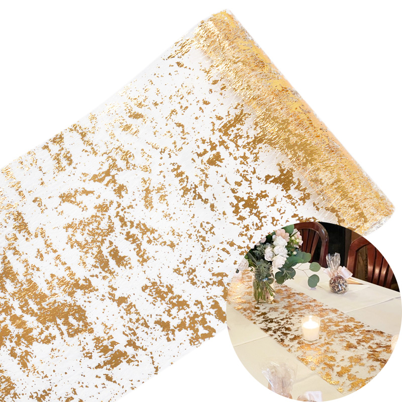 ผ้าปูโต๊ะลายตาข่ายเมทัลลิกประด - Christmas Table Runner บทวิจารณ์และราคา
