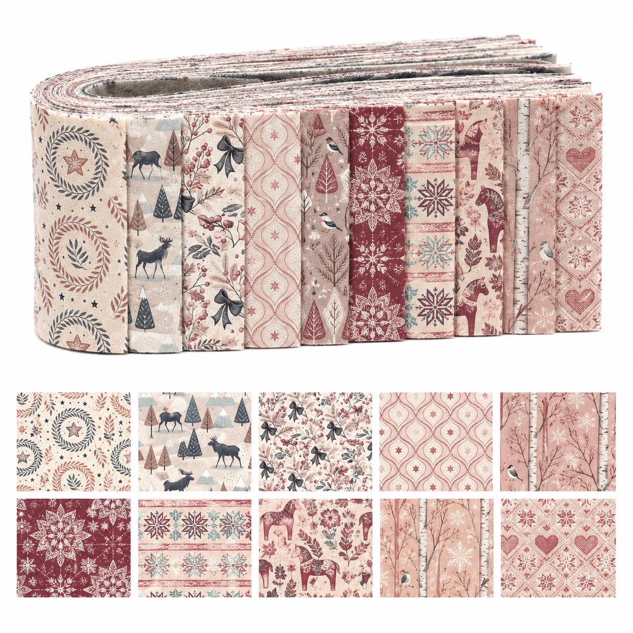 ผ้าเยลลี่โรลลายสโนว์เบิร์ดคริส - Christmas Table Runner บทวิจารณ์และราคา