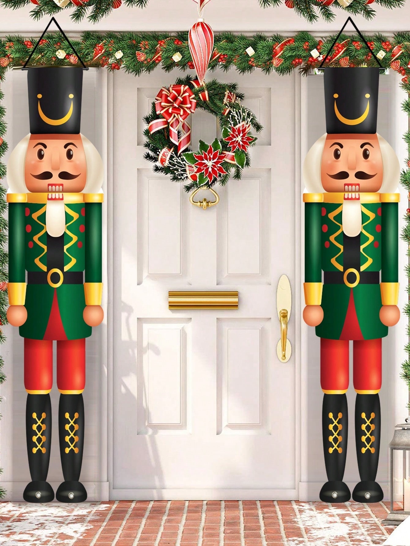 แบนเนอร์ประดับเฉลียงคริสต์มาสล - Nutcracker Figurine บทวิจารณ์และราคา