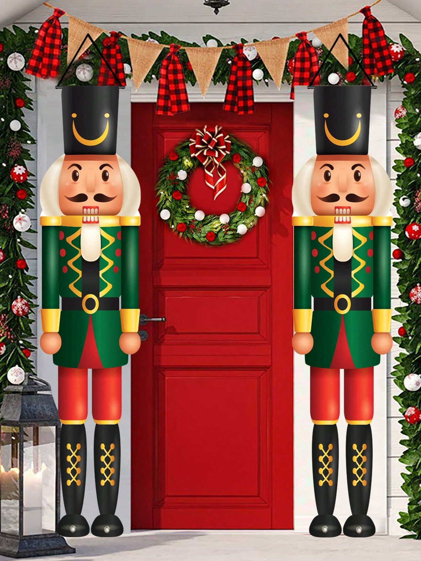 แบนเนอร์ประดับเฉลียงคริสต์มาสล - Nutcracker Figurine บทวิจารณ์และราคา