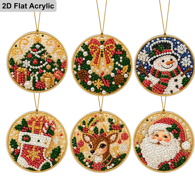 ชุด 6 ชิ้น/เซ็ต ของตกแต่งแขวนอ - Christmas Stocking Hanging บทวิจารณ์และราคา
