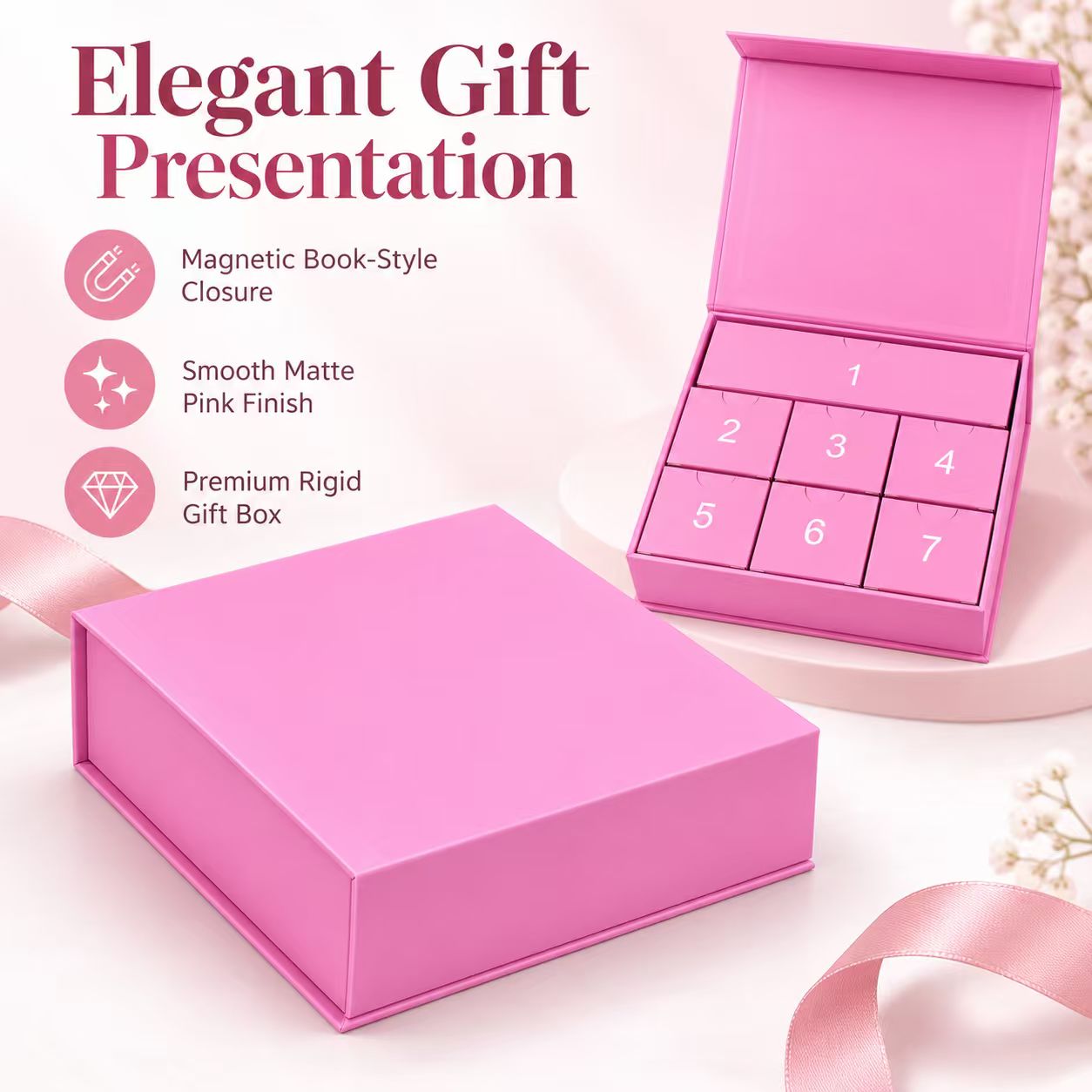 ชุดกล่องของขวัญปฏิทินนับถอยหลั - Gift Box Wrap Set บทวิจารณ์และราคา